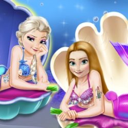 mermaid princesses dress