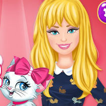 Barbie and Kitty
