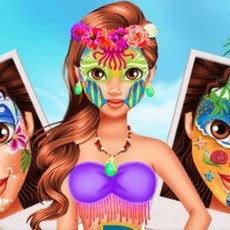 Oceania Princess Moana Face Art