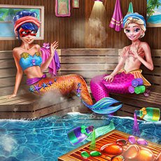Jogos Friv | Mermaids Bffs Realife Sauna