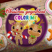 Christmas Gingerbread - Color Me