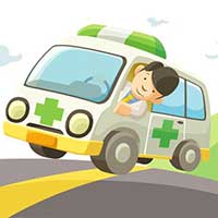 Cartoon Ambulance Slide