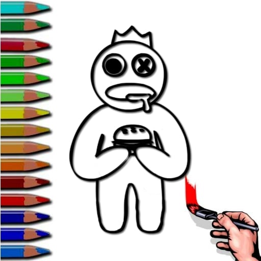 Desenhos de Rainbow Friends para colorir  Páginas para colorir, Monica  para colorir, Desenho